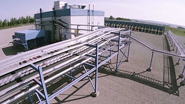 Station de compression de gaz naturel